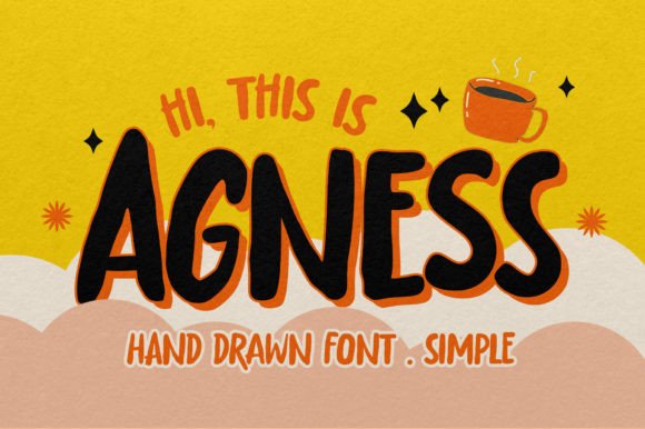 Agness: A Quirky Hand-Drawn Typeface for Small Business Branding