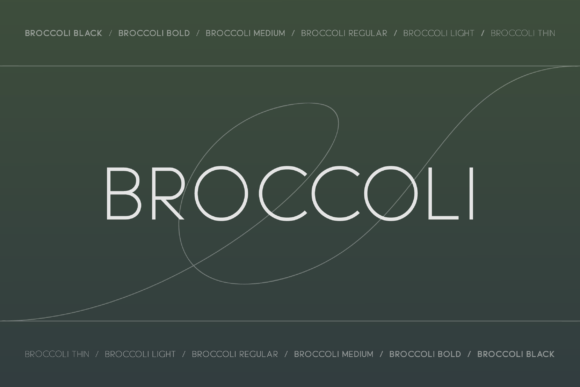 Broccoli: A Quirky Sans Serif Font for Bold Branding