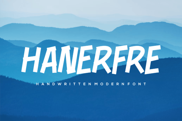 Design with Hanerfre: The Perfect Handwritten Sans Serif Font