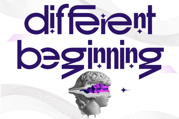 Different Beginning Font: A Modern Sans Serif for Campaigns