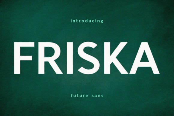 Elevate Brand Identity with Friska: A Modern Sans Serif Font