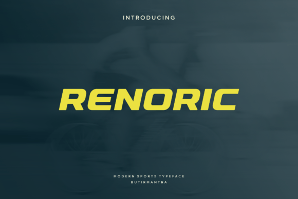 Elevate Your Shop with Renoric: A Modern Sans Serif Typeface