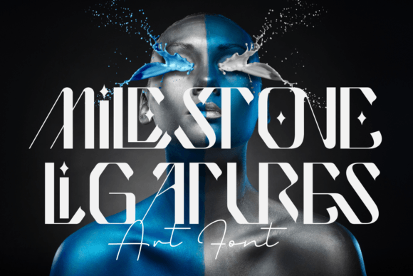 Milestone Ligatures: The Modern Sans Serif Font for Crafters