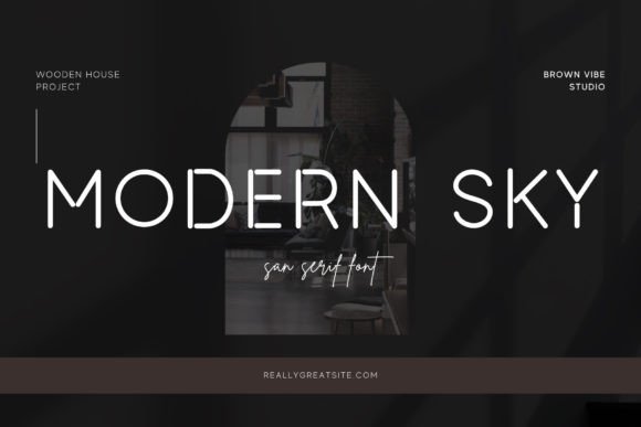 Modern Sky: A Playful Sans Serif Font for Editorial Design