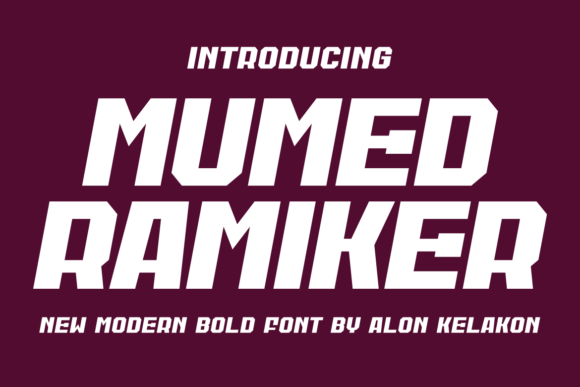 Mumed Ramiker: A Bold Sans Serif for Impactful Campaigns