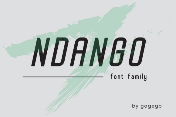 Ndango: The Modern Sans Serif Font for Bold Branding
