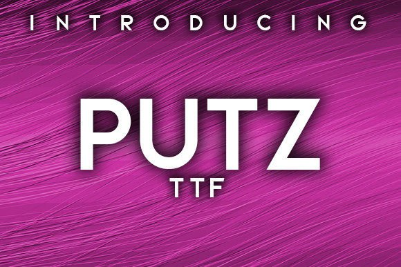 Putz: The Elegant Sans Serif Font for Modern Crafters
