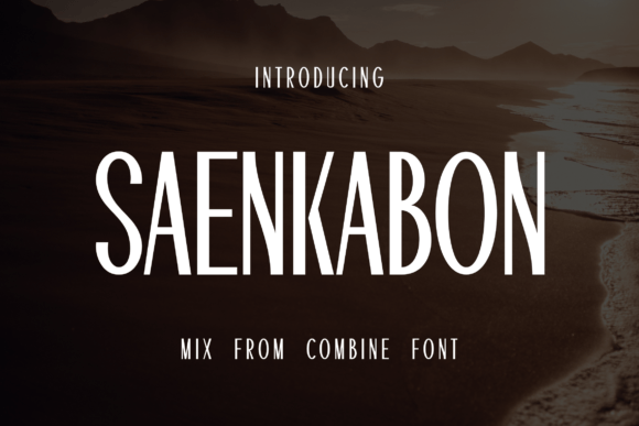 Saenkabon Typeface for Bold Web Design
