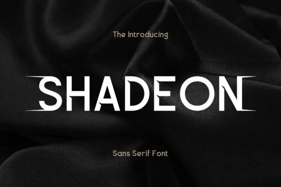 Shadeon: A Modern Sans Serif Typeface for Elegant Editorial Design