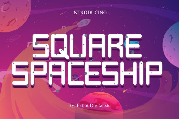 Square Spaceship: A Modern Sans Serif Font for Editorial Design