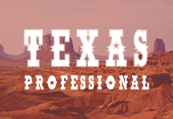 Texas Professional: The Modern Sans Serif for Crafters