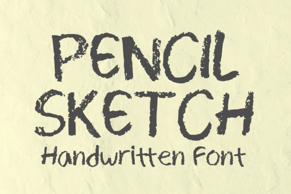 Upgrade Your Brand with the Pencil Sketch Typeface