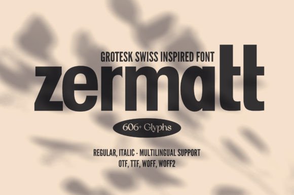 Zermatt: A Modern Sans Serif for Editorial Design
