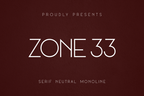 Zone 33: A Modern Sans Serif for Editorial Design